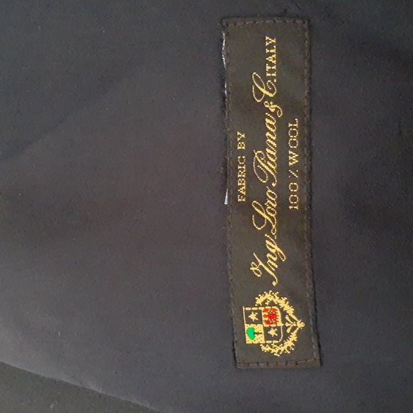 Brooks Brothers Navy Wool Tropical Weight Crop Sleeve Size 8 Petite - Picture 8 of 9